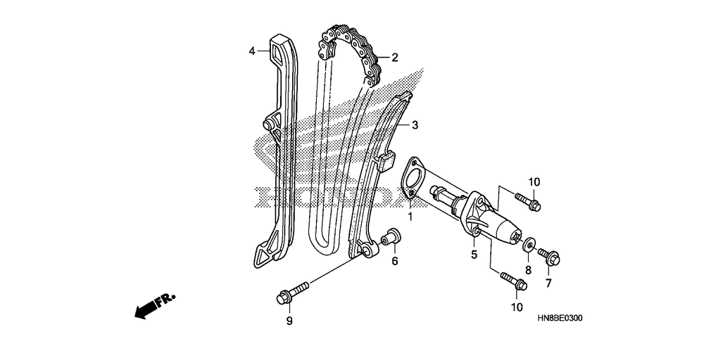 Cam chain & tensioner