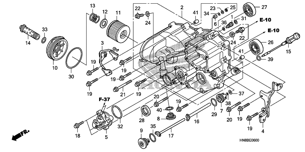 Front crankcase cover