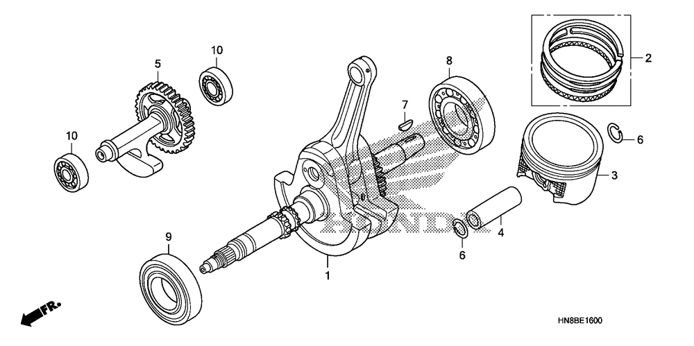 Crankshaft & piston