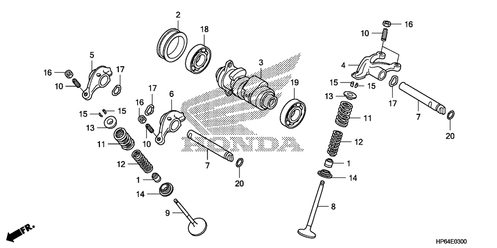 Camshaft & valve