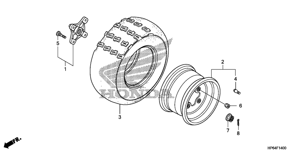 Rear wheel