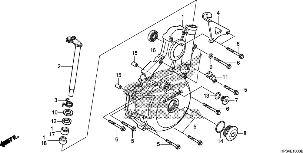 Left crankcase cover