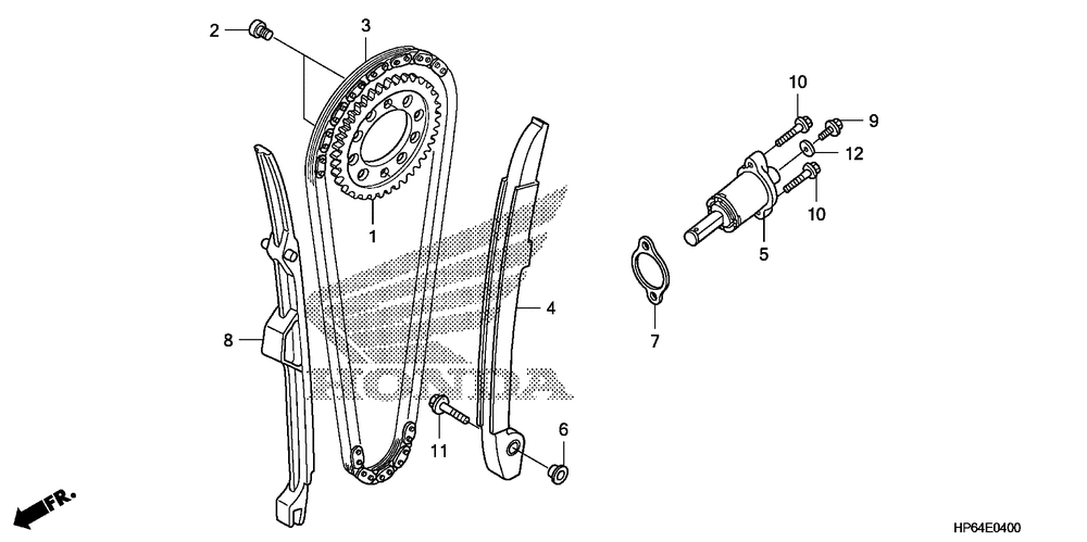 Cam chain & tensioner