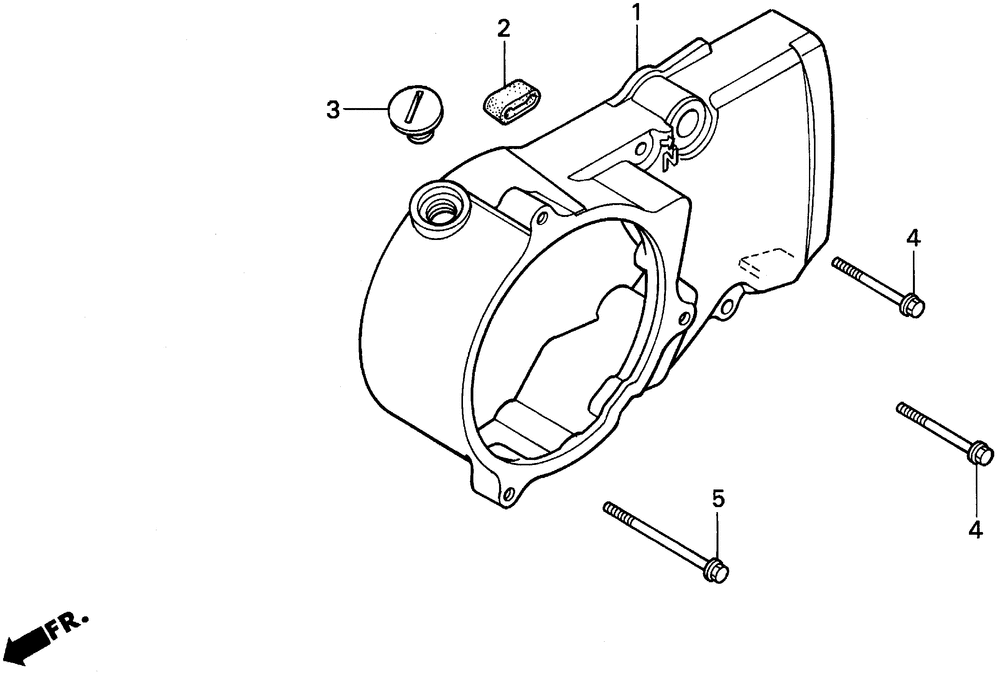 Left crankcase cover