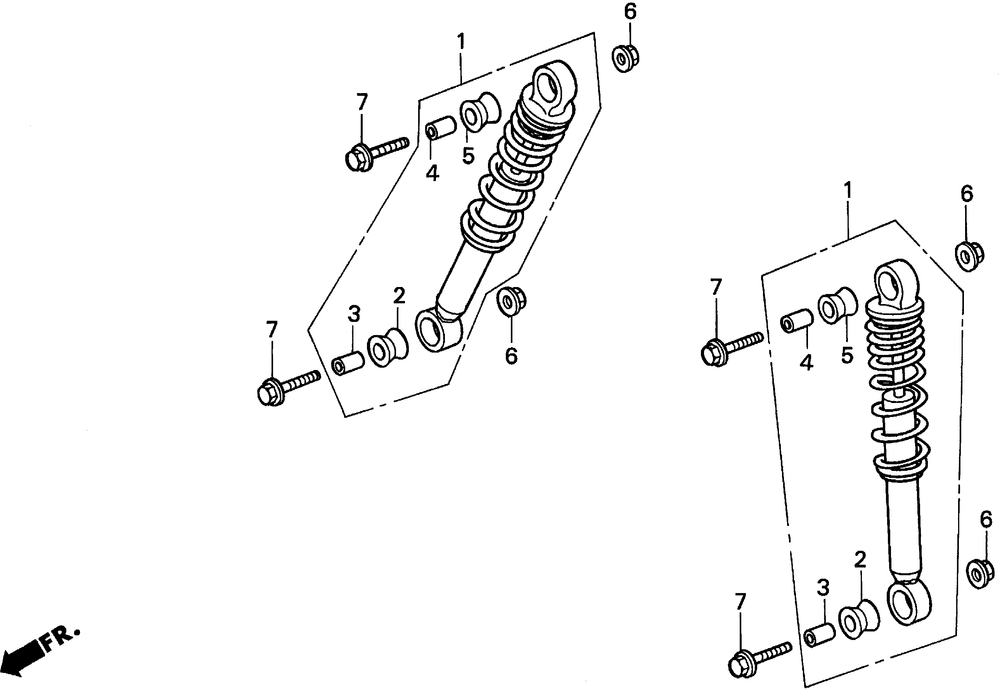 Front shock absorber