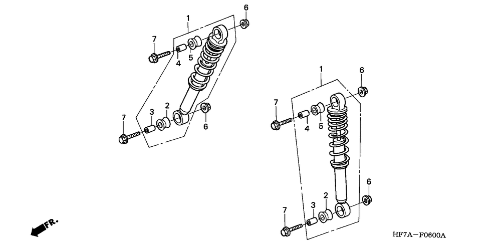 Front shock absorber