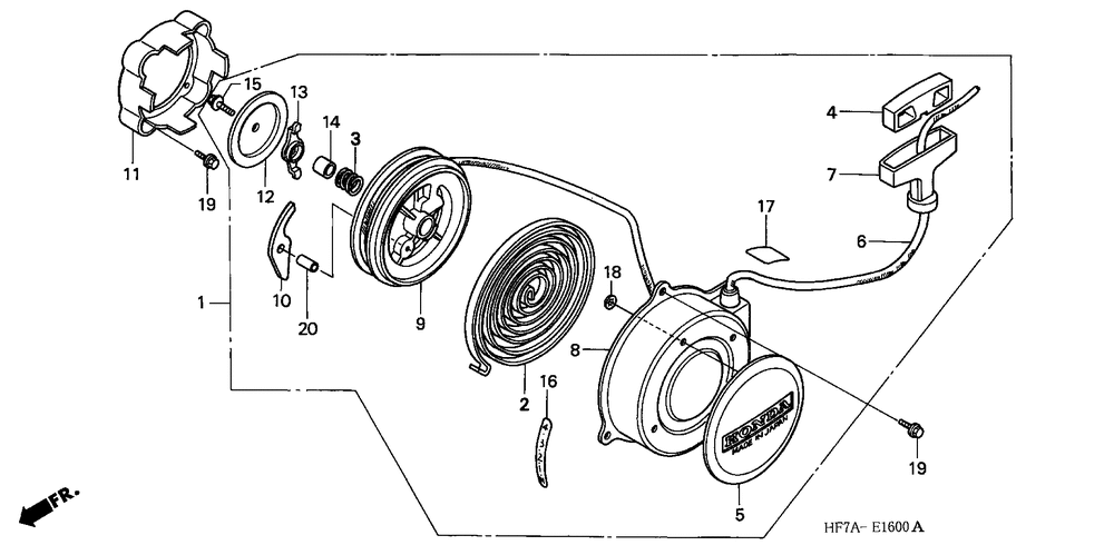 Recoil starter