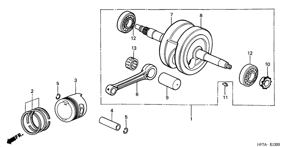 Crankshaft & piston