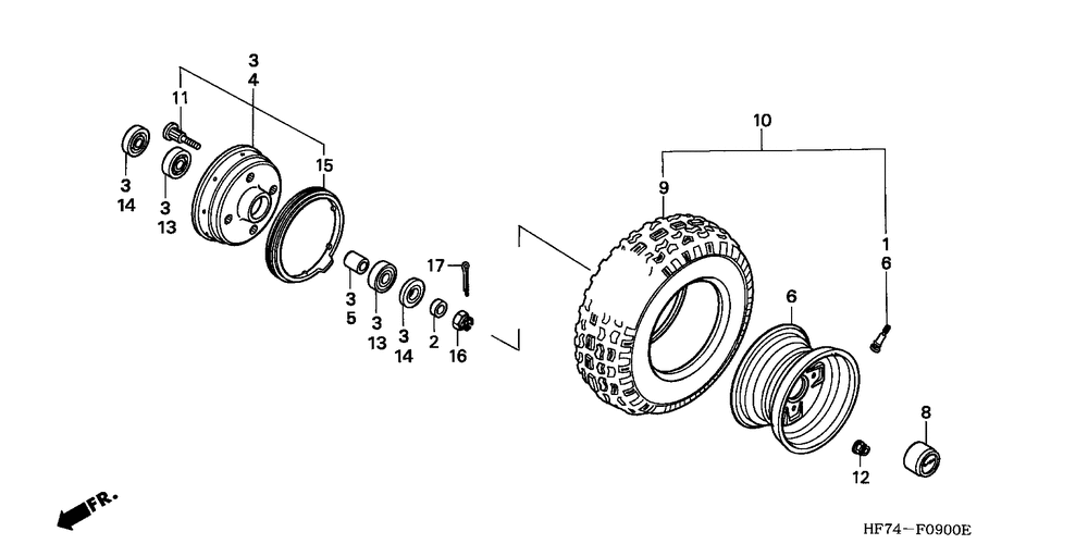 Front wheel