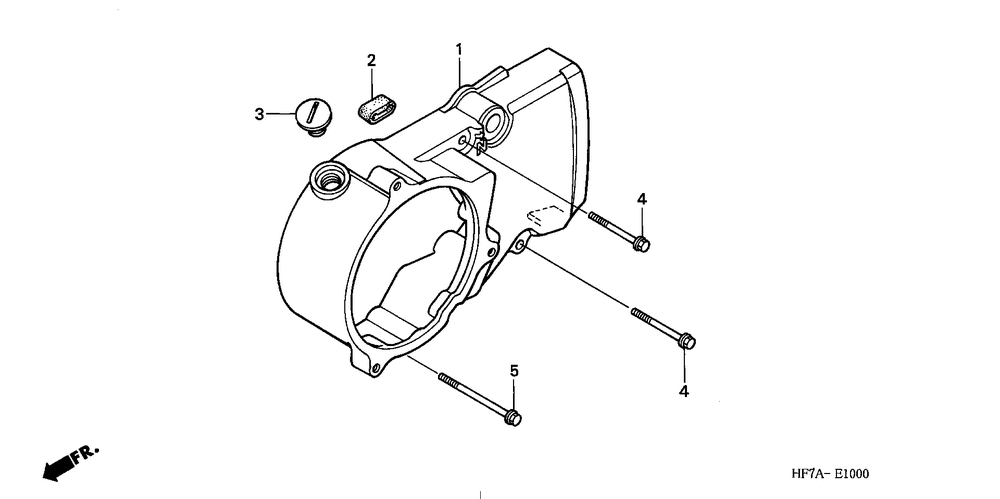 Left crankcase cover