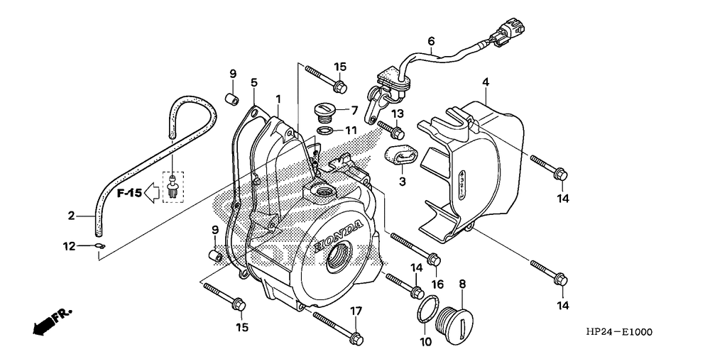 Left crankcase cover