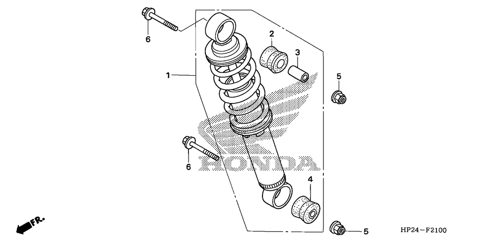 Rear shock absorber