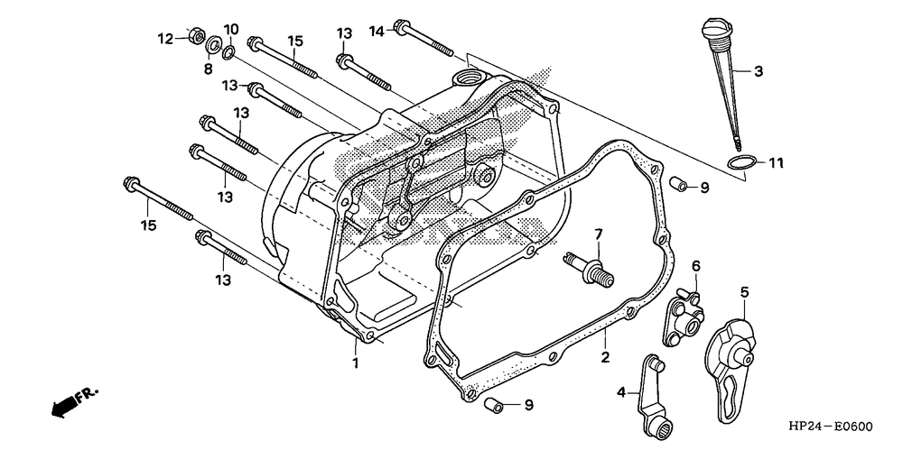 Right crankcase cover