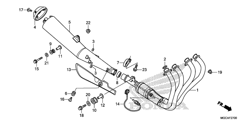 Exhaust muffler (1)