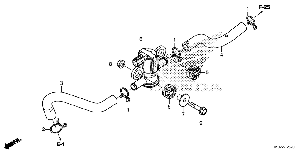 Air injection solenoidvalve