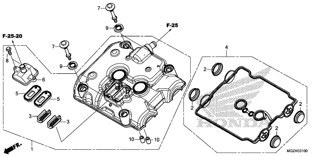 Cylinder head cover