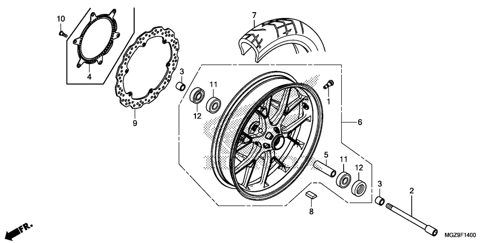 Front wheel