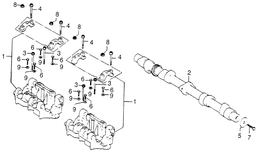 Camshaft & camshaft holder