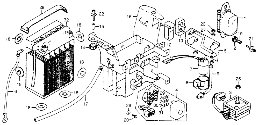 Battery & regulator