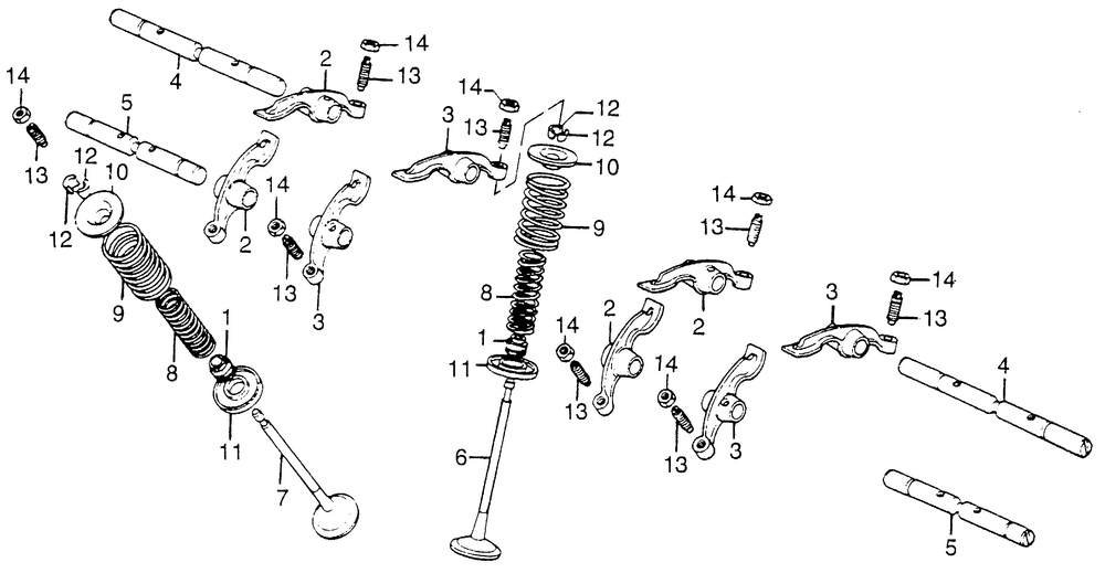 Valve & rocker arm