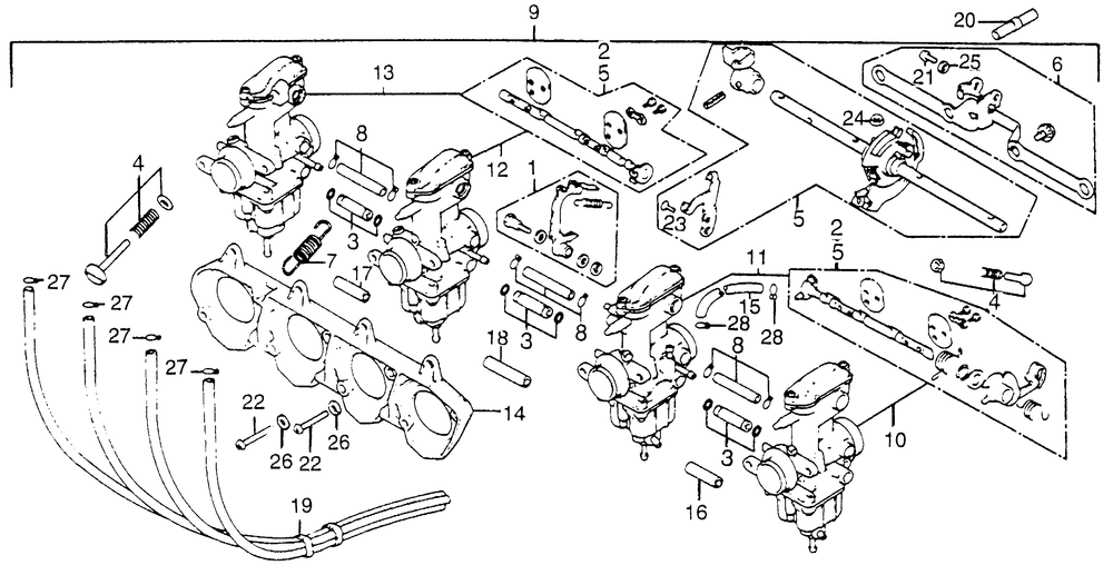 Carburetor assy. link