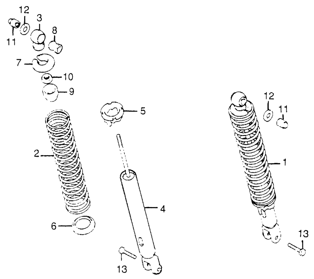 Rear shock absorber