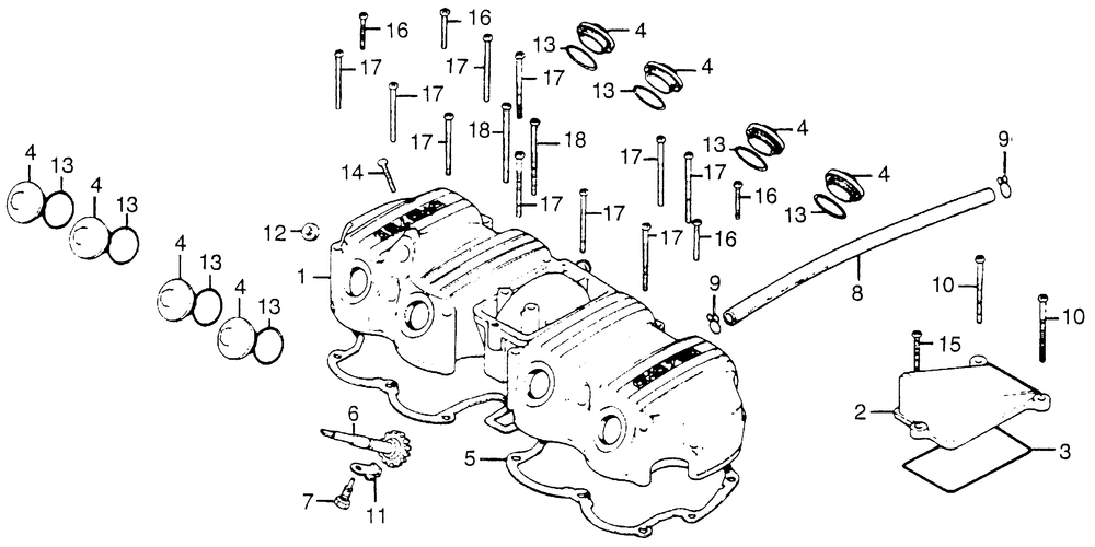 Cylinder head cover