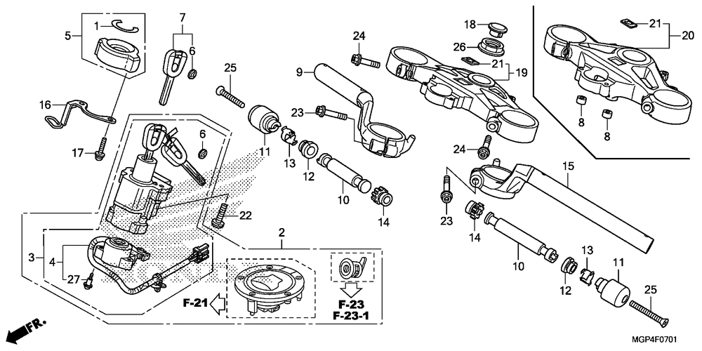 Handlebar & top bridge(2)