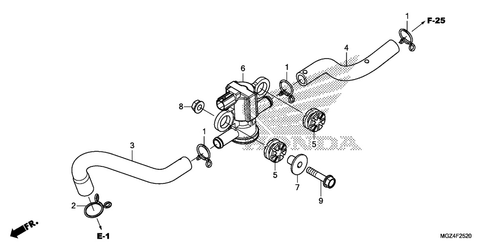 Air injection solenoidvalve