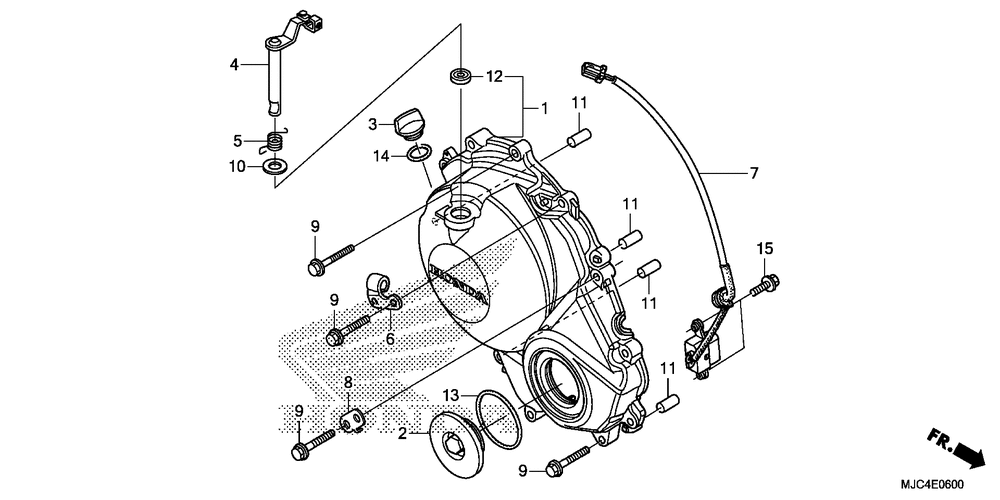 Right crankcase cover