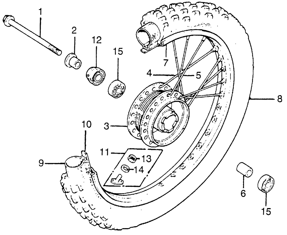 Front wheel