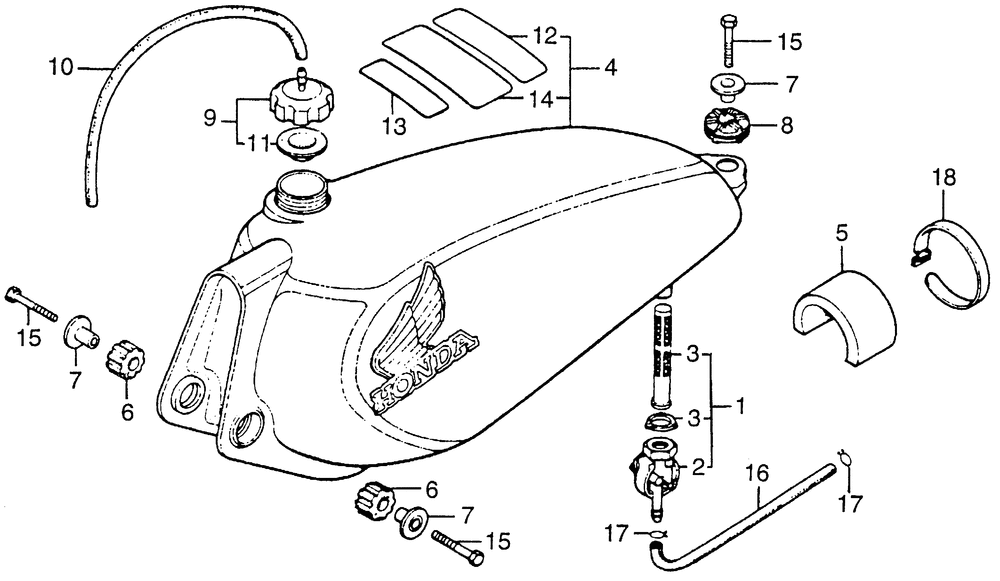 Fuel tank & fuel valve