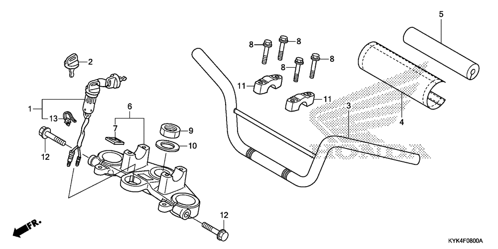 Handlebar & top bridge