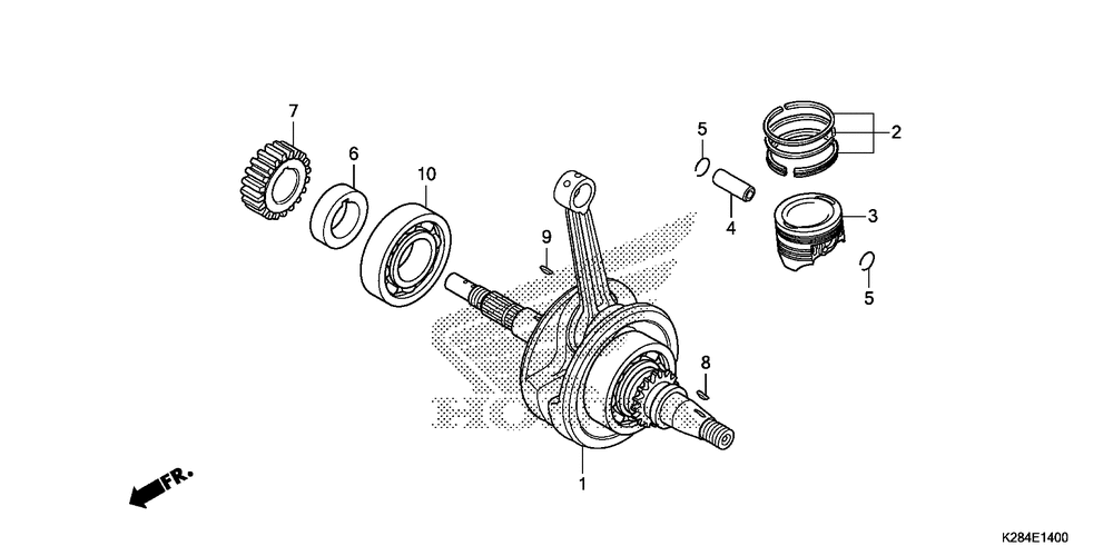 Crankshaft & piston