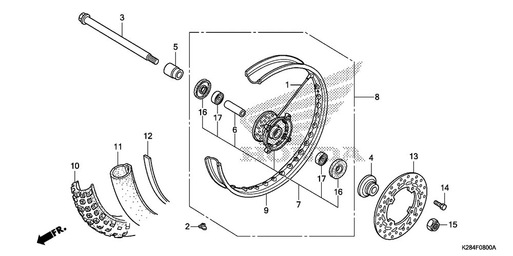 Front wheel