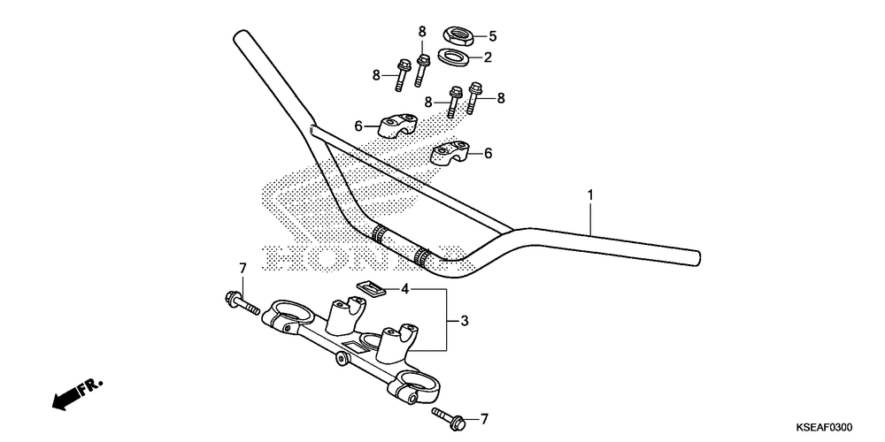 Handlebar & top bridge