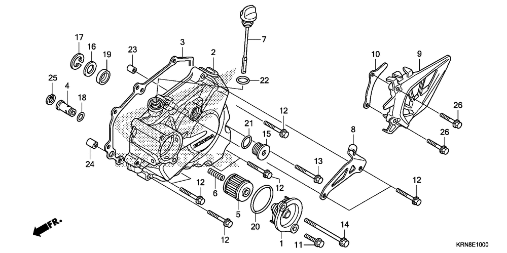 Left crankcase cover