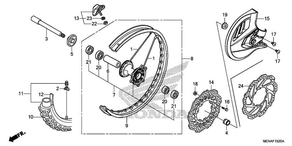 Front wheel