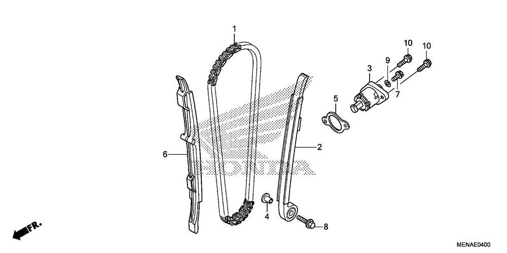 Cam chain & tensioner