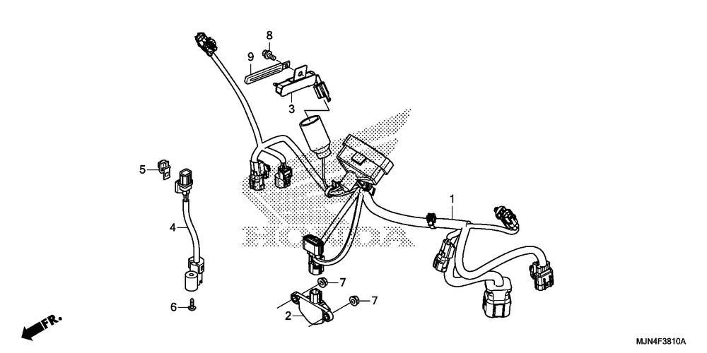 Sub harness