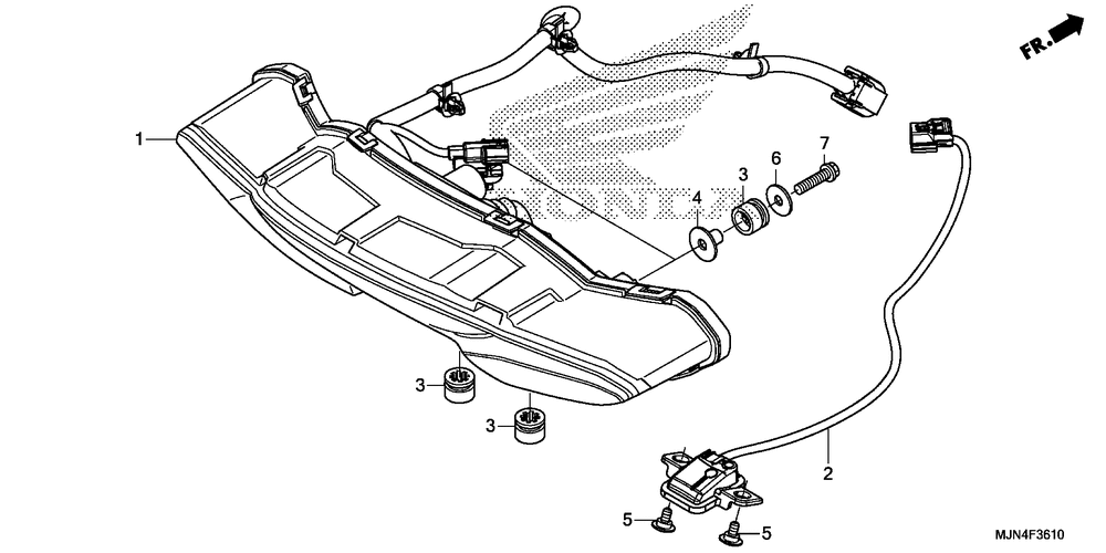 Rear combination light