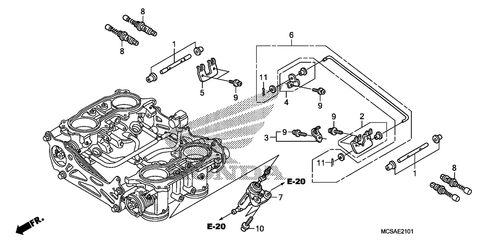 Throttle body (component parts)