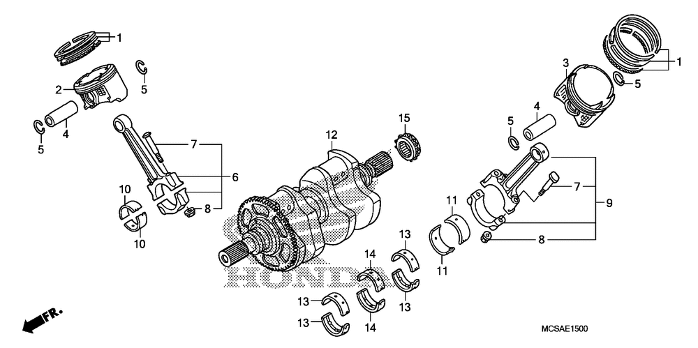 Crankshaft & piston