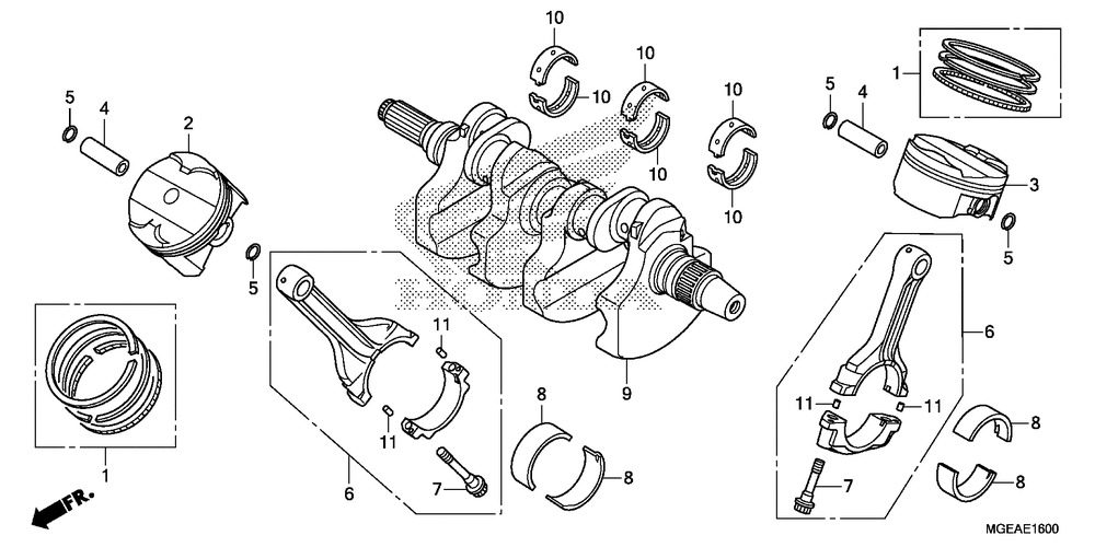 Crankshaft & piston