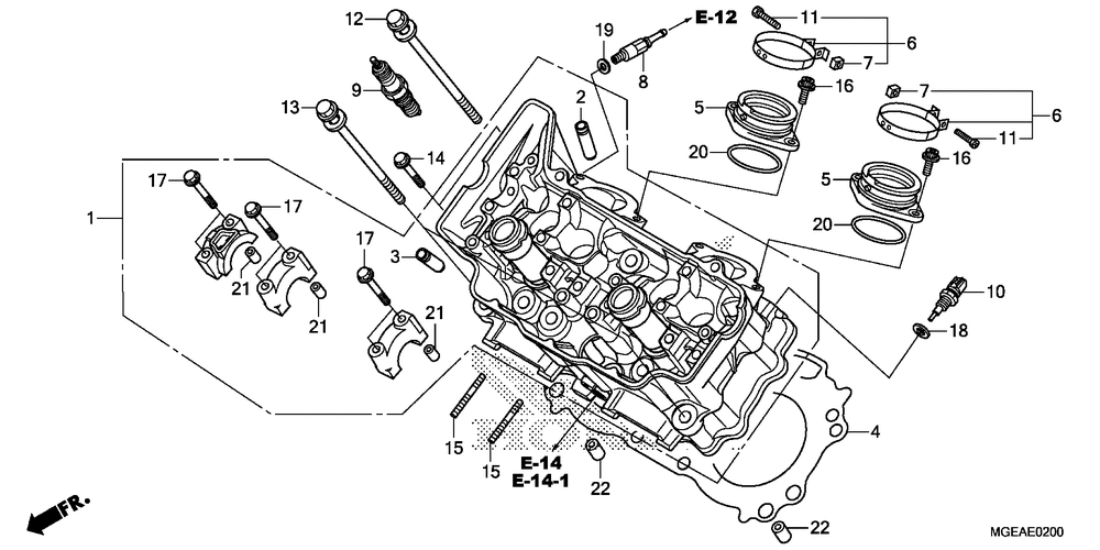 Cylinder head (fr.)