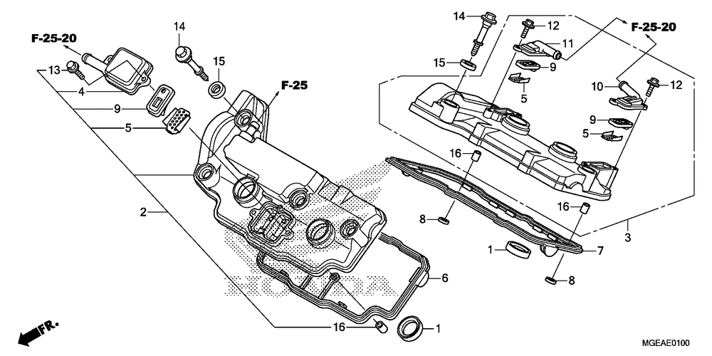 Cylinder head cover