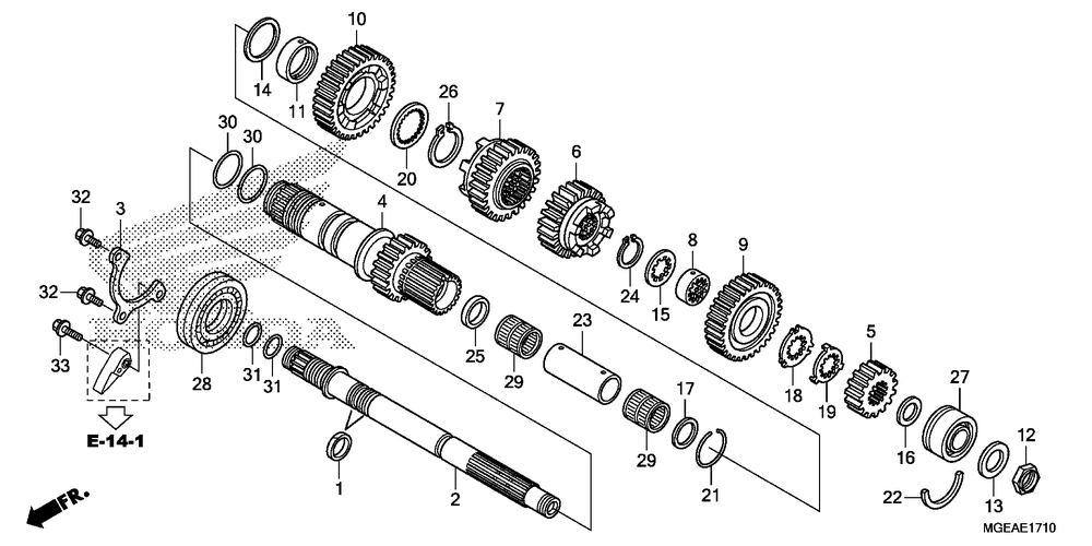 Transmission(mainshaft)