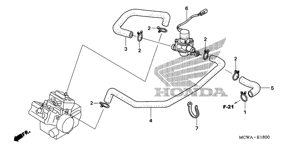 Air injection controlvalve