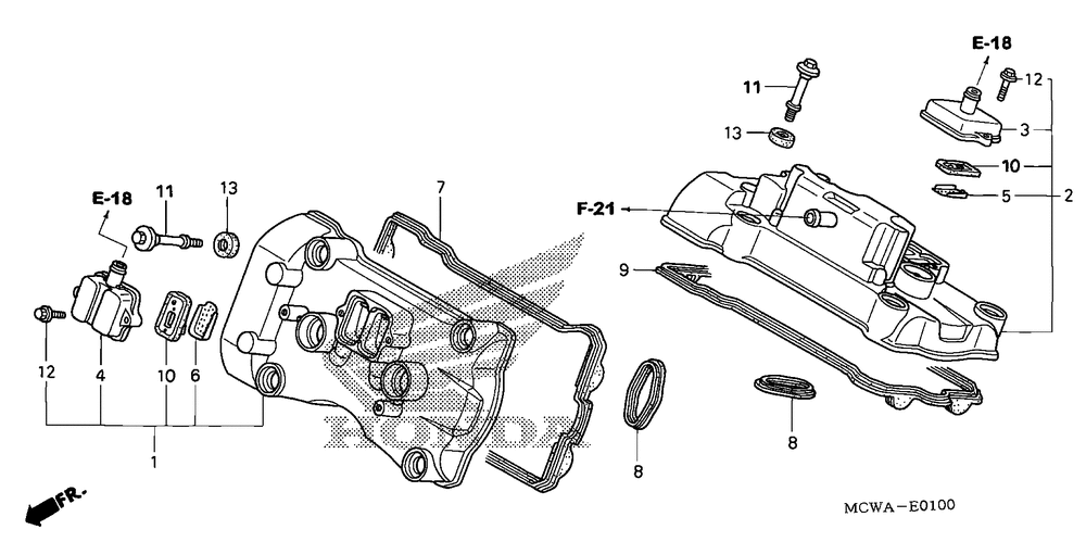 Cylinder head cover