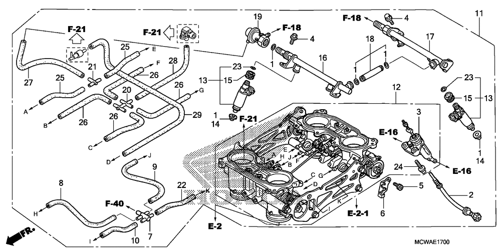 Throttle body (assy.)